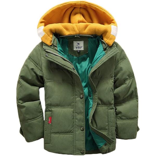 Valentina Kids Winter Latest Thicken Hooded Jacket Warm Quilted Coat Casual Outdoor Cool Cute for Boys Girls Autumn Spring