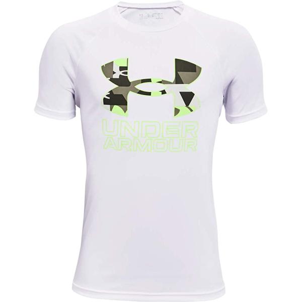 Under Armour Boys' Tech Hybrid Printed Fill Short-Sleeve T-Shirt