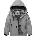 WULFUL Boy's Waterproof Ski Jacket Warm Fleece Hooded Winter Snow Coat