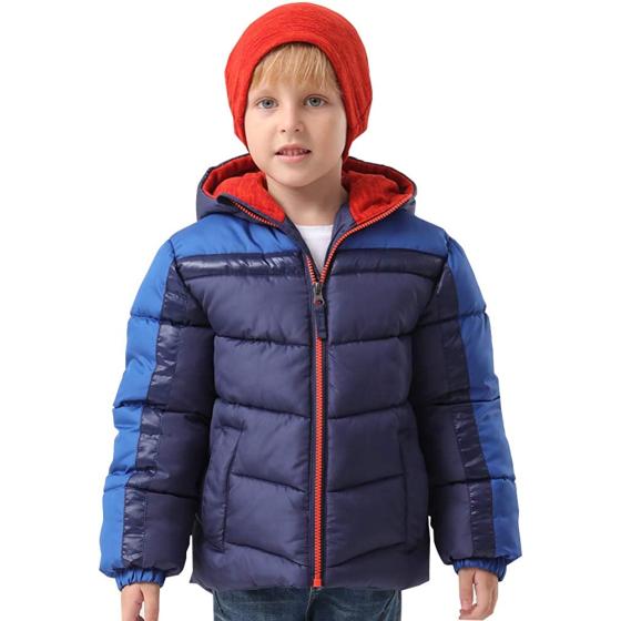 HZXVic Boys Warm Winter Coat With Hood, Thicken Puffer Jacket Kids Waterproof Parka Lightweight Outdoor