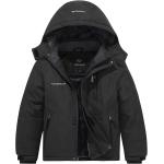FARVALUE Boys Waterproof Ski Jacket Windproof Winter Coat Warm Snow Coat Outdoor Raincoats Hooded Windbreaker