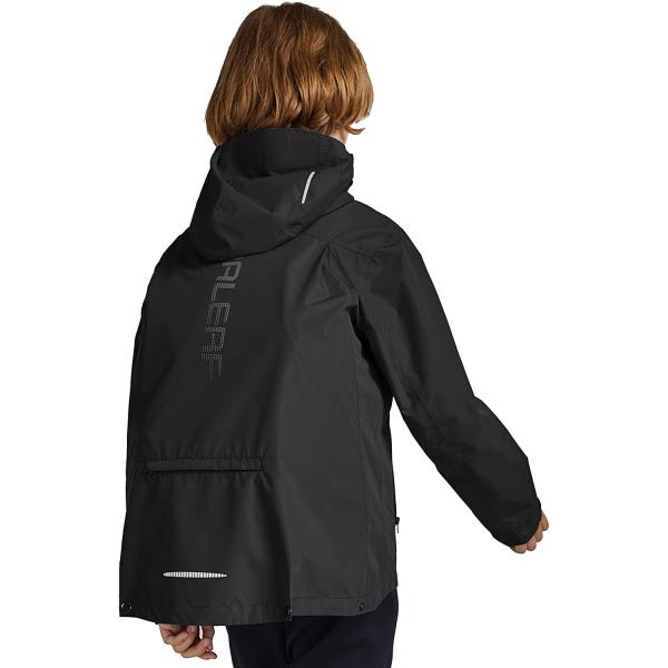 BALEAF Boys' Rain Jacket Waterproof Kids Raincoat Youth Girls Windbreaker Hooded Packable Lightweight Petite Women