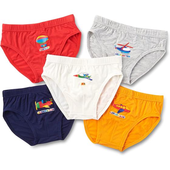 Simply Life Boys’ Underwear Breathable Bamboo Viscose/Spandex Briefs Soft and Comfy (5pc Pack)