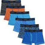Hanes Boys' Underwear, X-Temp Moisture-Wicking Boxer Briefs, 6-Pack