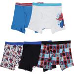 Spiderman Boys' 5 100% Cotton Or 7-pk Polyblend Boxer Briefs in Sizes 4, 6, 8, 10, and 12