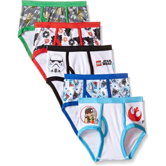 STAR WARS Boys' Multicharacter Underwear Multipacks