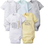 Gerber Baby Boys' 5-Pack Short-Sleeve Onesies