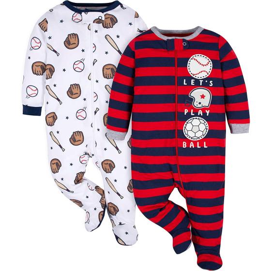 Gerber Baby Boys' 2-Pack Sleep 'N Play