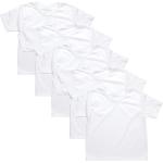 Hanes Toddler Boys' T-shirts, Toddler Boys' Undershirts, White T-Shirts for Babies, Toddler Boys' Crew Tees, 5-Pack