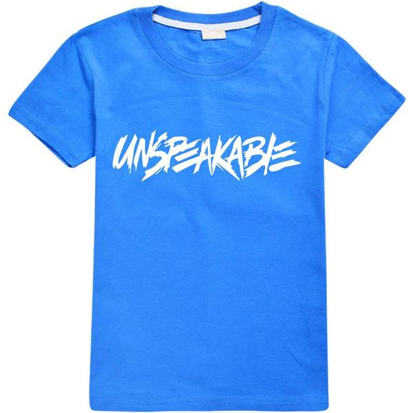 Boy's T-Shirts UNSPEAKABLE Tops Fashion Youth Funny Tee Shirts Cotton T-Shirt for Kids/Girls/Boys