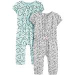 Simple Joys by Carter's Baby Girls' Fashion Jumpsuits, Pack of 2