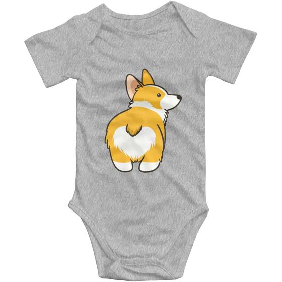 PIOKNGY Baby Short Sleeve Cute Romper Bodysuit Summer Outfit Clothes Black