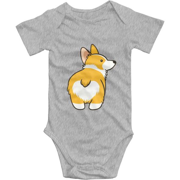PIOKNGY Baby Short Sleeve Cute Romper Bodysuit Summer Outfit Clothes Black