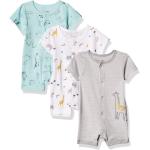 Simple Joys by Carter's Unisex Babies' Snap-Up Rompers, Pack of 3