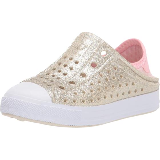 Skechers Unisex-Child Foamies Guzman Steps-Glitter Mist (Toddler) Sneaker