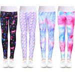 ZukoCert Girls Leggings Multipack Soft Comfortable Pants for Girls in 4-12 Years Girls Athletic Leggings