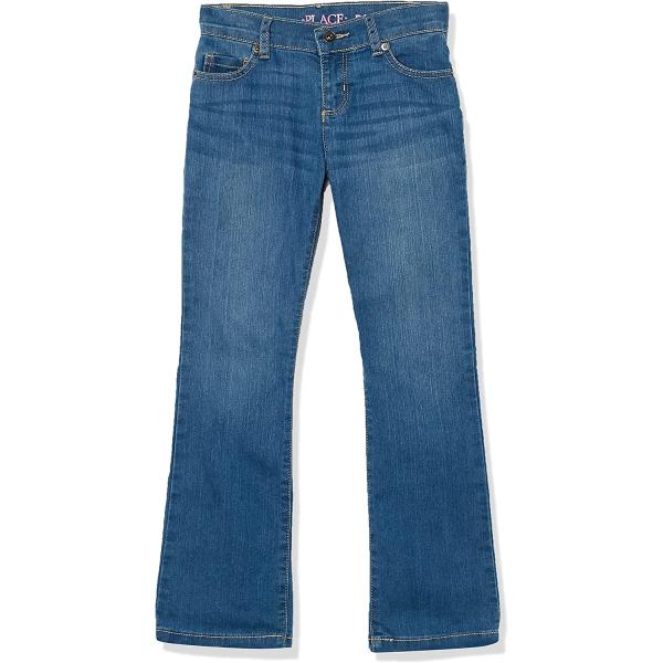 The Children's Place Girls' Basic Bootcut Jeans