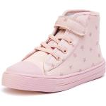 K KomForme Toddler Boys and Girls Sneakers Canvas High Top Sneakers Kids Walking Shoes