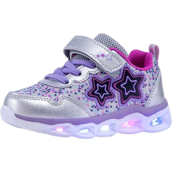 COODO Toddler Boys Girls Light Up Shoes Little Kids Flashing Led Sneakers