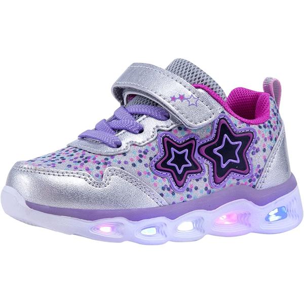 COODO Toddler Boys Girls Light Up Shoes Little Kids Flashing Led Sneakers