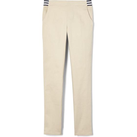 French Toast Girls Pull On Skinny Fit Stretch Pants with Elastic Waist and Pockets, School Uniform for Kids