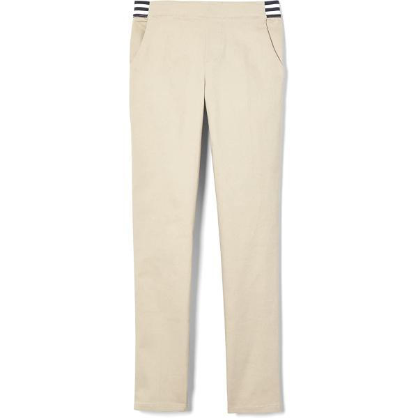 French Toast Girls Pull On Skinny Fit Stretch Pants with Elastic Waist and Pockets, School Uniform for Kids