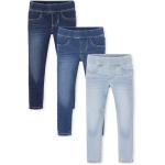 The Children's Place Girls' Stretch Pull on Denim Jeggings, 3 Pack