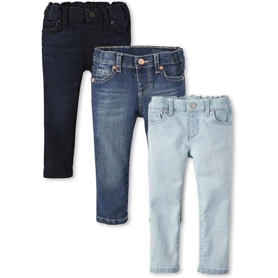 The Children's Place 3 Pack and Toddler Girls Basic Skinny Jeans 3-Pack