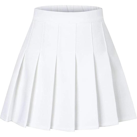 BINPAW Girls Women Pleated Skirt School Uniform Mini Tennis Skirts