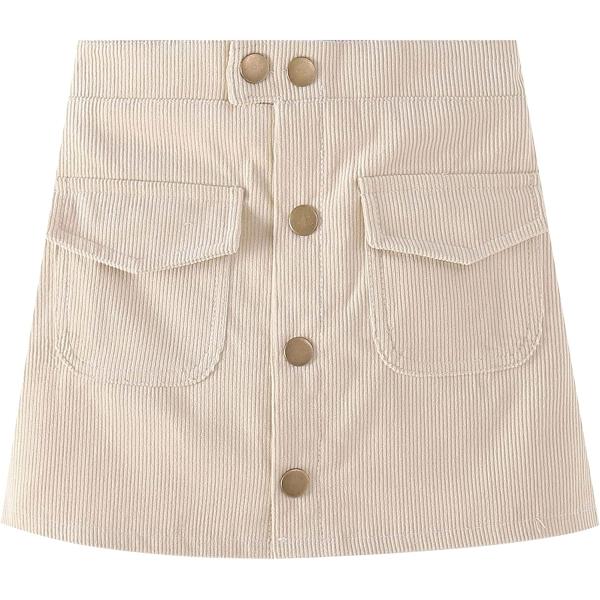 WELAKEN Girls and Toddler's Corduroy Short Mini Skirt
