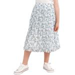 GORLYA Girls Chiffon Pleated Elastic High Waist A-Line Boho Swing Maxi Long Skirt 4-14T