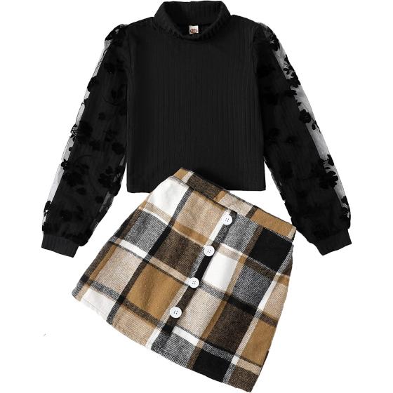 Girl Skirt Sets Casual Winter Fall Dresses Cute Clothes Outfit for Girls
