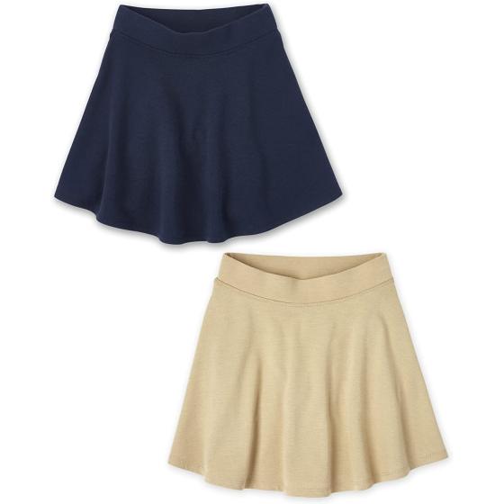 The Children's Place Girls' 2 Pack Ponte Knit Skort 2-Pack