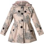 BINPAW Girl's Hooded Trench Coat