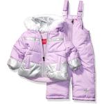 LONDON FOG girls Snowsuit With Snowbib and Puffer Jacket