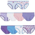 Hanes Girls’ Underwear, Low Rise Briefs 100% Cotton Underwear, Assorted Colors & Prints, Multipack