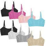 Popular Girls Seamless Training Bra - Crop Training Bras for Girls. Best Girls Sports Bra. Multi Piece Bra Pack