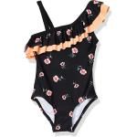 Kanu Surf Girls' Morgan Floral Ruffle 1-Shoulder 1-Piece Swimsuit