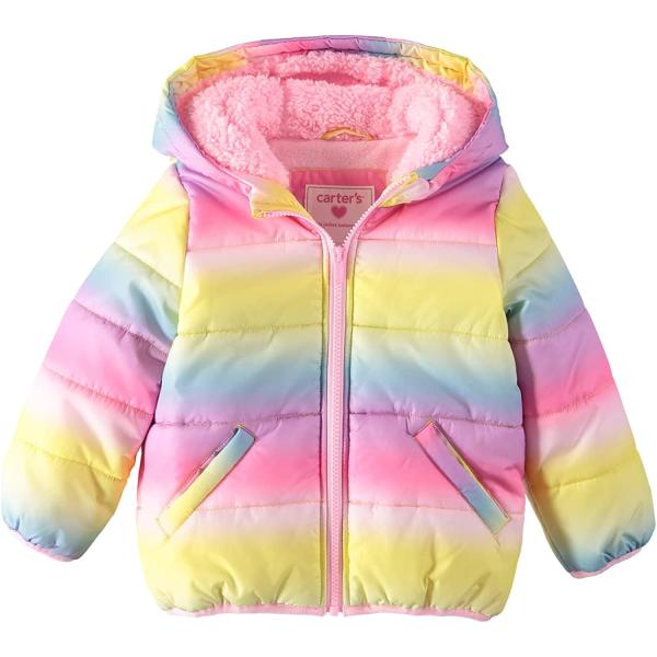 Carter's Baby Girls' Fleece Lined Puffer Jacket Coat