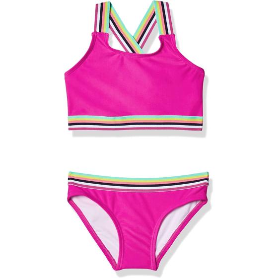 Kanu Surf Girls' Tanya UPF 50+ Beach Sport Athletic Bikini Swimsuit