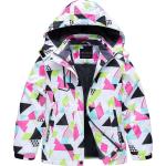 CREATMO US Girl's Waterproof Ski Jacket Warm Winter Fleece Snow Coat Windproof Snowboarding Rain Jacket
