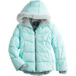 ZeroXposur Girls Puffer Jacket Fleece lined Winter Coat with Lined Hood and Removable Faux Fur Trim