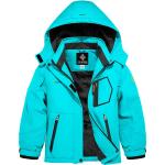 GEMYSE Girl's Winter Waterproof Ski Snow Jacket Fleece Lined Windproof Snowboarding Coat