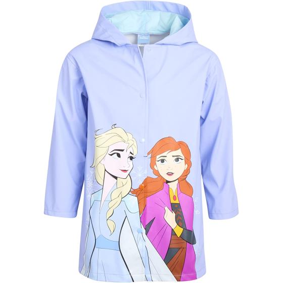 Disney Girls' Rain Jacket - Slicker Shell Raincoat: Minnie Mouse, Frozen Elsa, Anna (2T-7)
