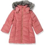 Calvin Klein Girls' Long Length Hooded Puffer Jacket with Fleece Lining