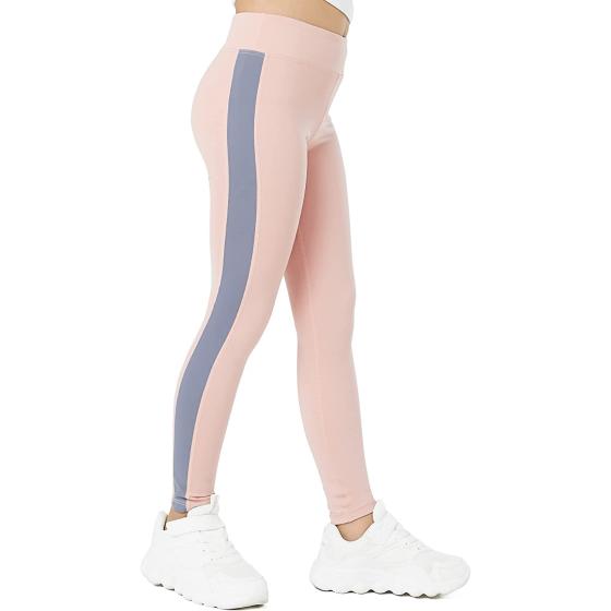 bababanana Youth Leggings for Girls' Mid-Rise Yoga Pants, Running Girls Leggings Gymnastics Workout Pants for Kids 5–16 Years