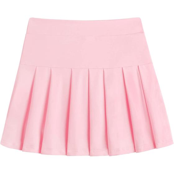 Arshiner Girl's Tennis Skirts with Shorts Athletic Pleated Skirt Workout Performance Skorts with Pockets for Kids 4-13Y