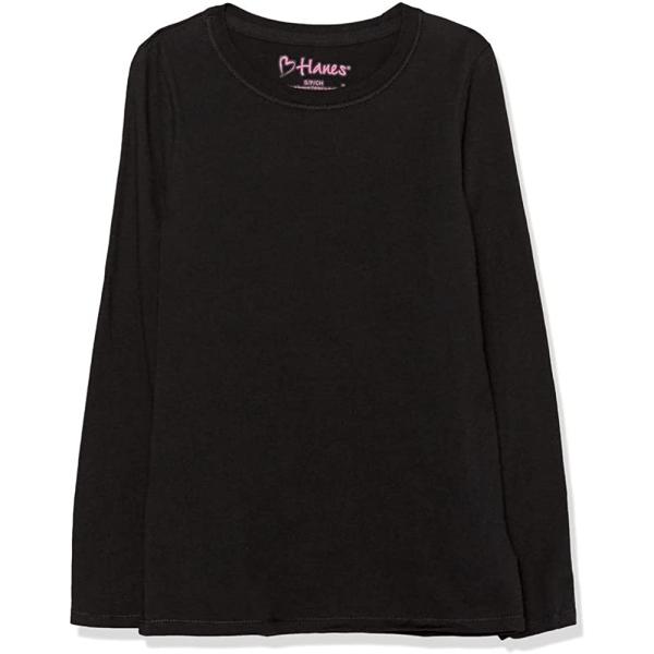 Hanes Girls' ComfortSoft Long Sleeve Tee