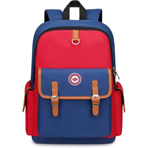 weiatas Kids Backpack Children Bookbag Preschool Kindergarten Elementary School Bag for Girls Boys(14182 small red)