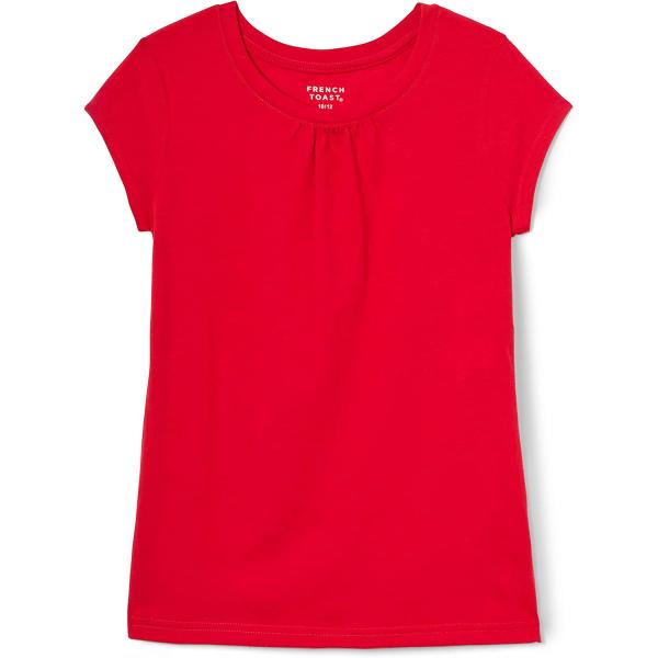French Toast Girls' Short Sleeve Crewneck Tee T-Shirt